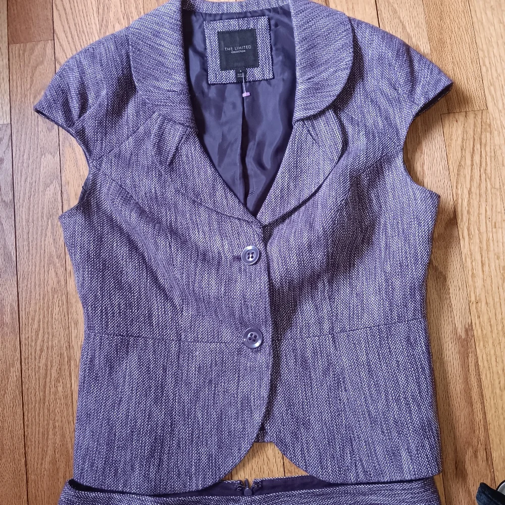 Limited Collection Tweed Summer Set Suit Size 6 - Picture 2 of 8